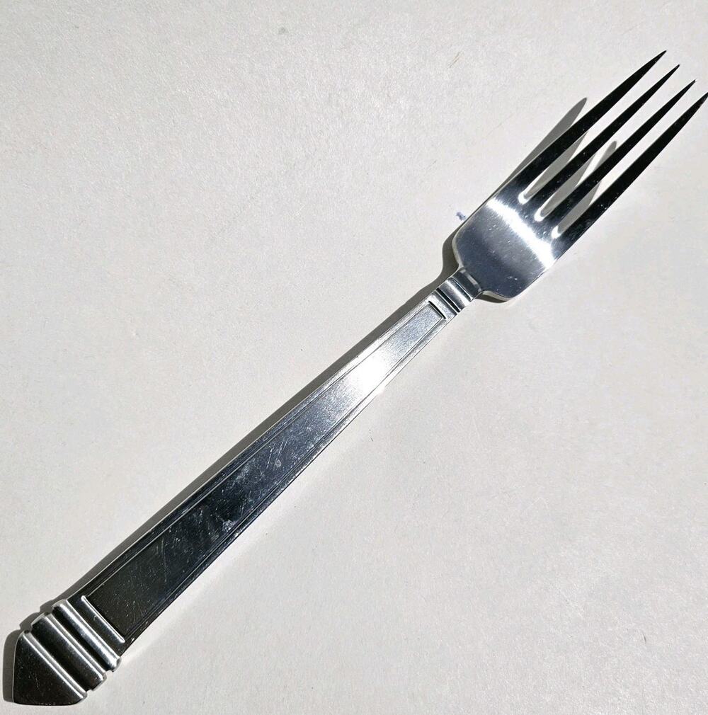 PYRAMID by Dansk Serving Fork Solid Stainless Steel 9.5" Japan Discontinued